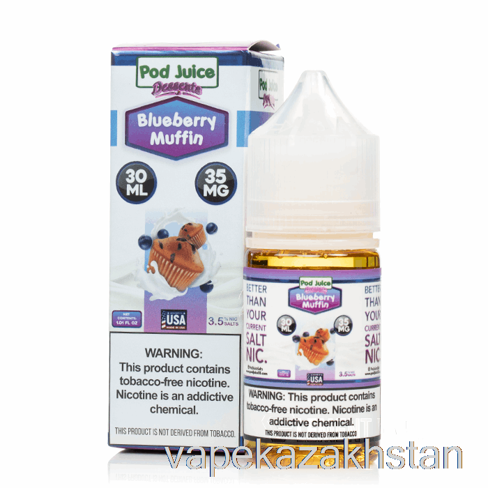 Vape Disposable Blueberry Muffin - Pod Juice - 30mL 35mg